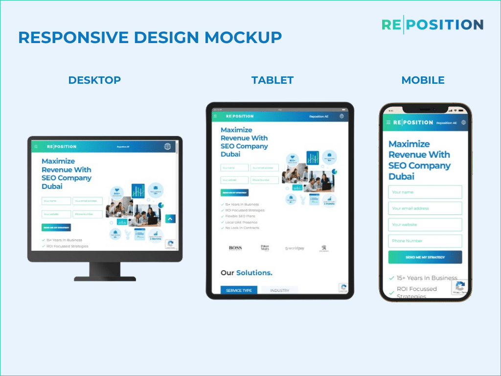 Responsive Design Mockup