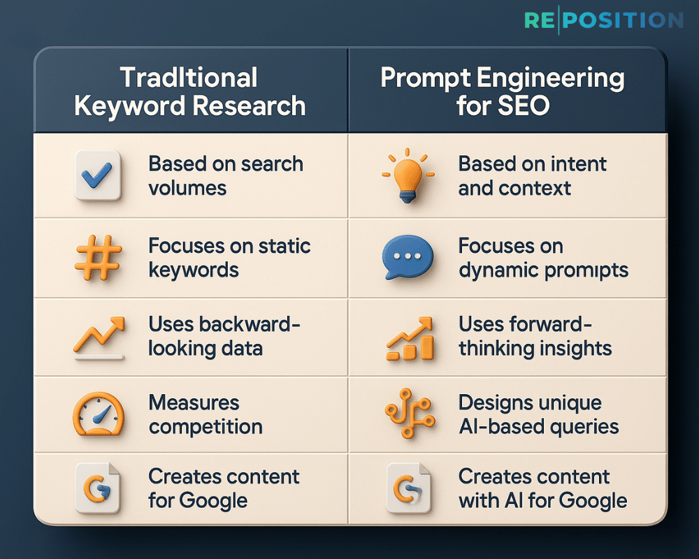 Prompt Engineering Replaces Traditional Keyword Research